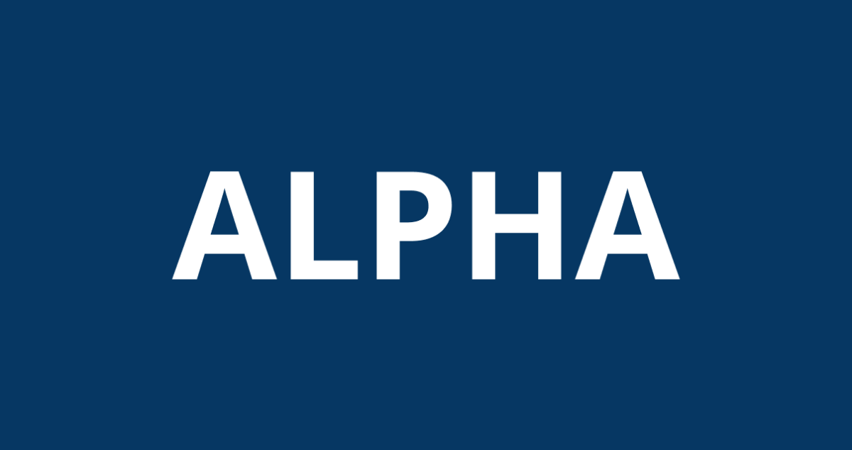 Alpha · Web/mobile development